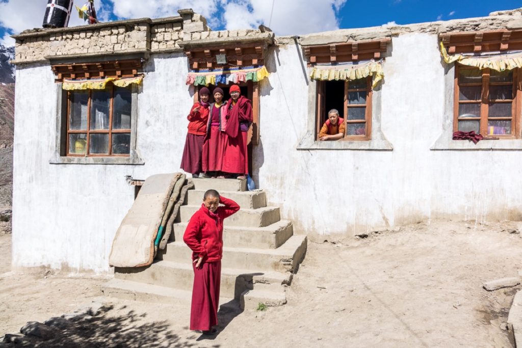 Nonnerie Samten Choling à Tungri au Zanskar, ancien monastère réinvesti par des moniales