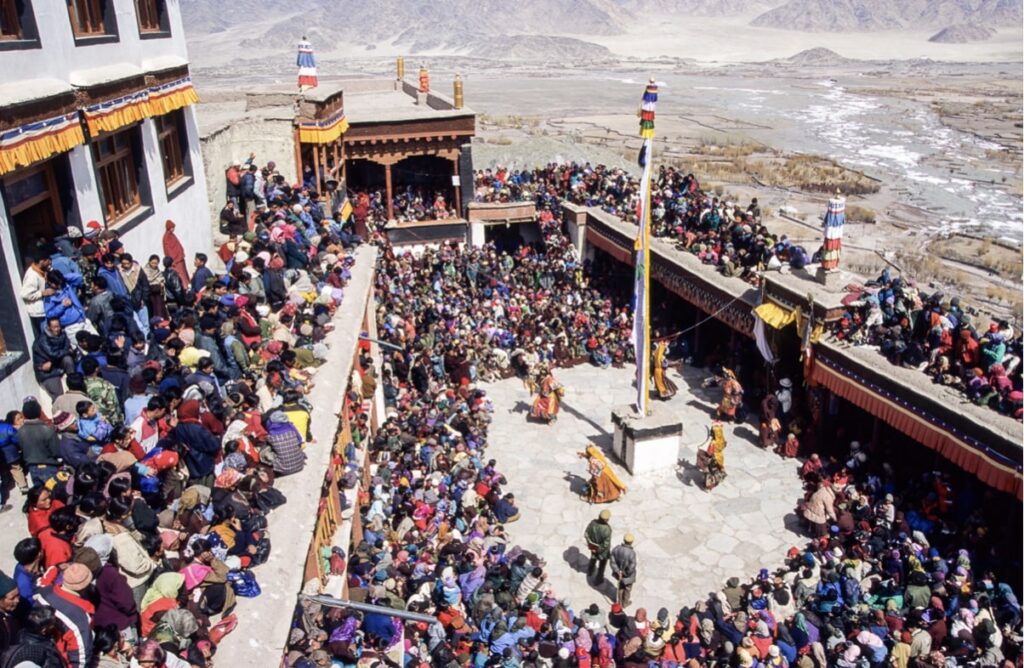 Danses rituelles Festival monastére tibétain Matho, Ladakh