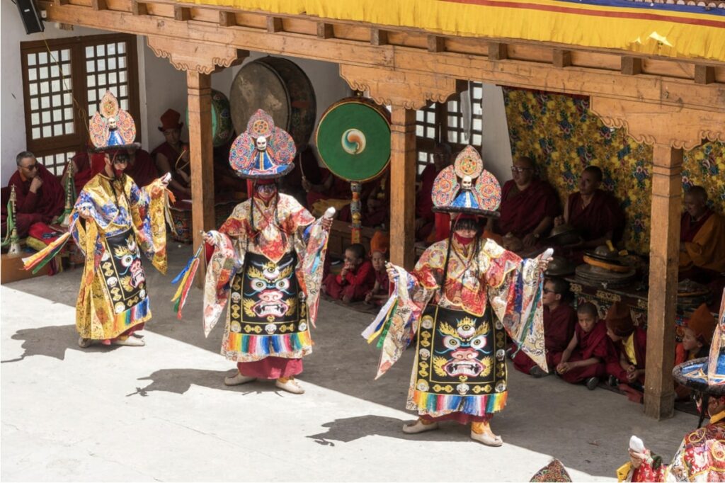 Danse moine monastère Karsha, Zanskar