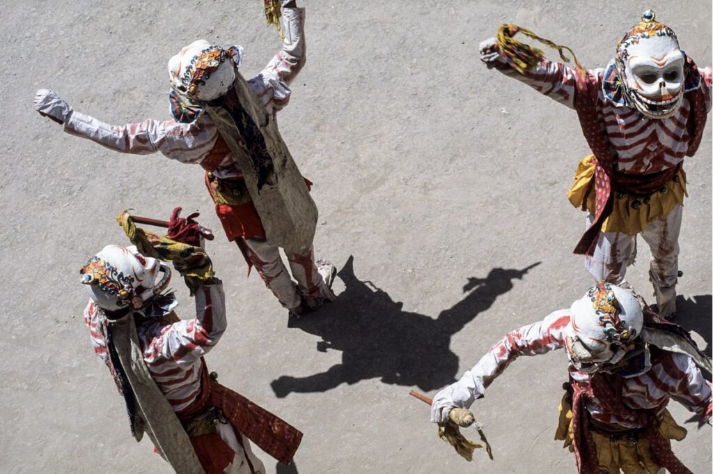 Danse rituelle festival au monastère tibétain d’Hemis Ladakh