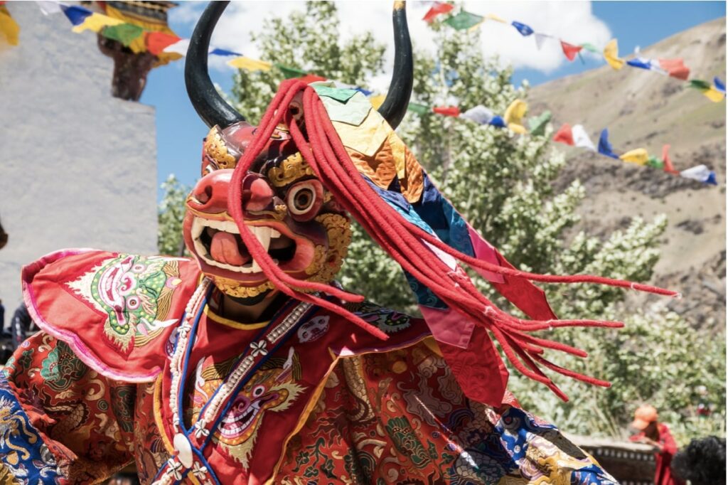Nouvelle mariée festival monastère tibétain Sani, Zanskar
