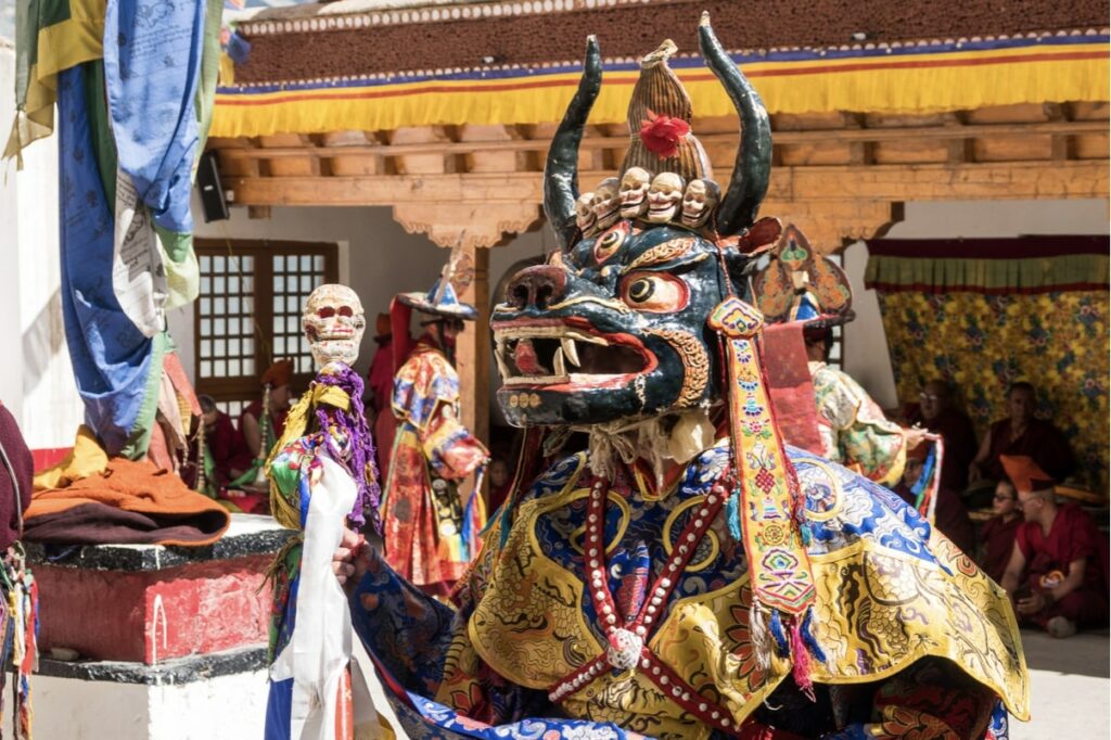 Danse rituelle moine monastère Karsha, Zanskar