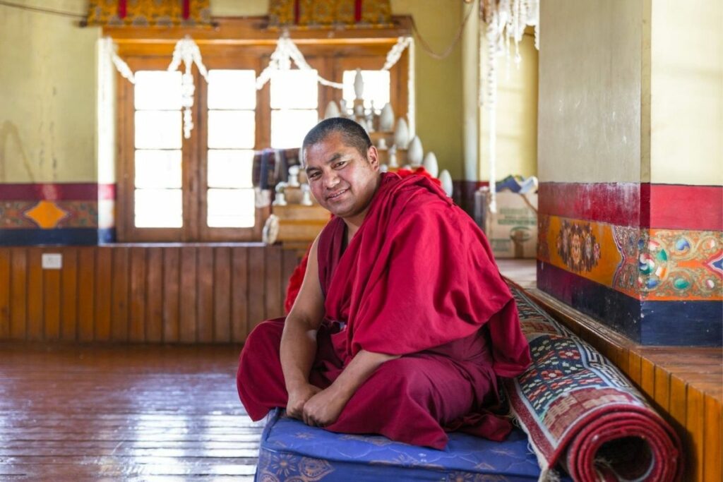 Moine bouddhiste Ladakh
