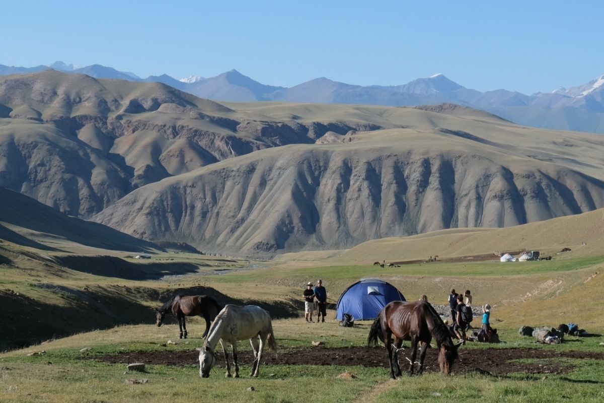 Bivouac trek Kirghizistan