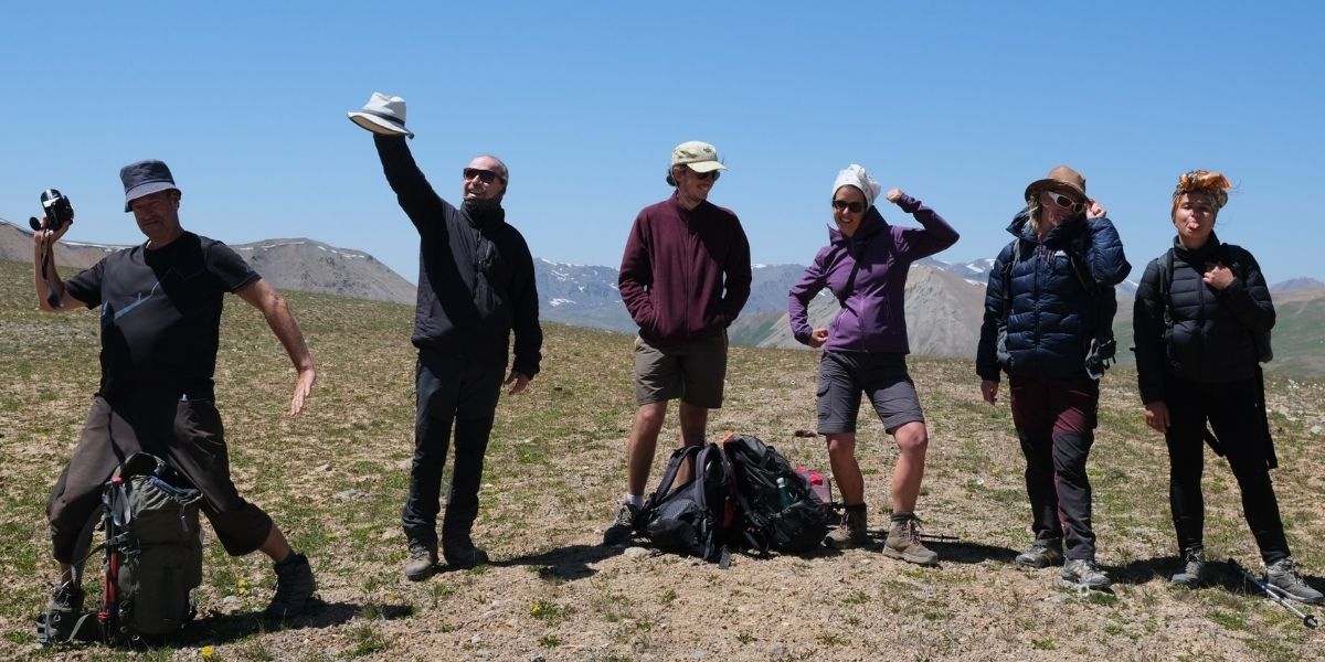 Trek en groupe au Kirghizistan